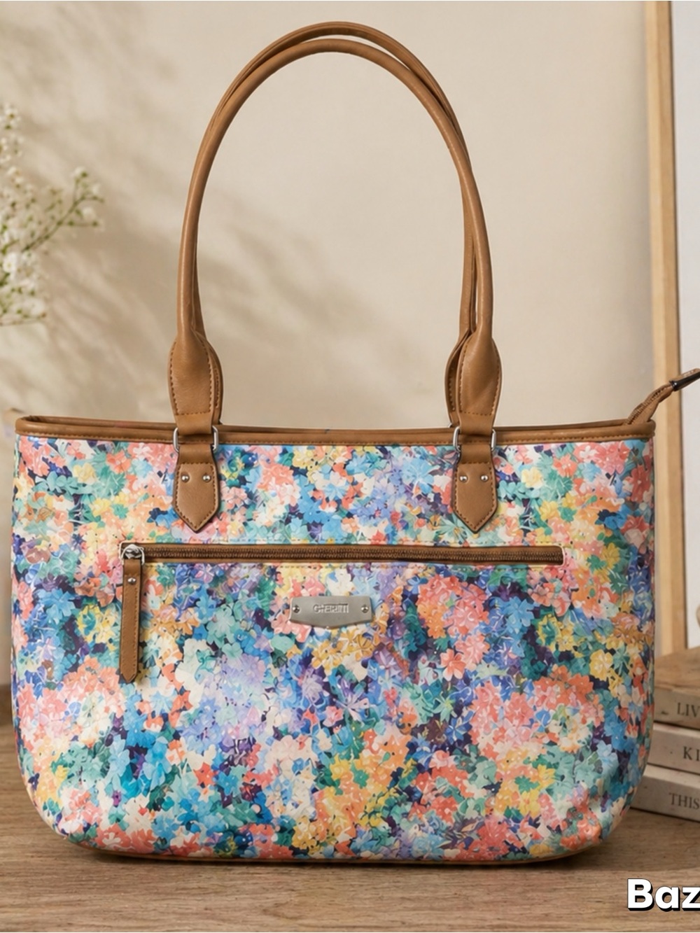 Rosetti Chelsea Tote Shoulder  Bag in Summer Floral Pattern